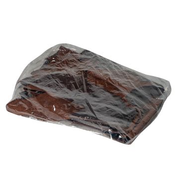 Assorted Pebbled Brown Leather Scrap, 5 lbs